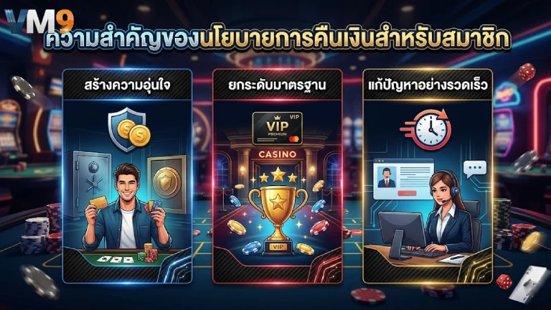 ความสำคัญของนโยบายการคืนเงินที่มีต่อสมาชิก