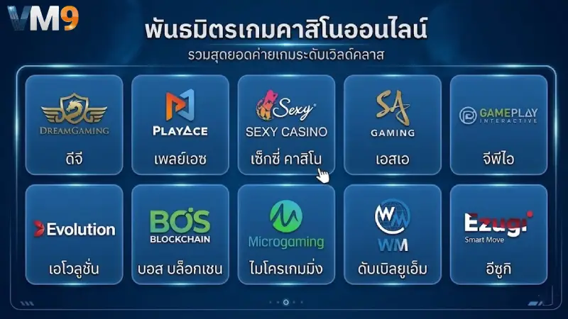 รวมค่ายบาคาร่าชั้นนำระดับโลกไว้ในที่เดียว